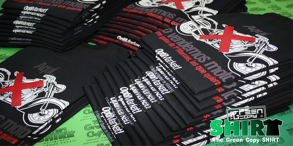 camisetas personalizadas baratas madrid impresion de camisetas para OptiMarket | Villanueva de la Cañada MADRID